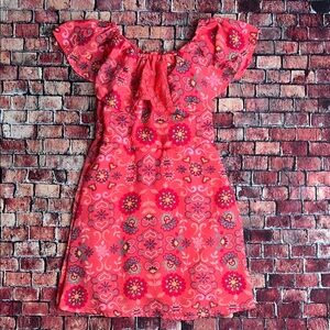 Wonder Nation Coral Floral Kids Dress